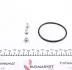PA658 Помпа воды VW Golf IV/Jetta IV/Passat IV/V/Seat Toledo 2.3 V5 97-05 (R/B) (7 лоп) (латунный имп.) GRAF підбір по vin на Brocar