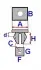 51458266814 Затискач E46E65E66E8 BMW підбір по vin на Brocar