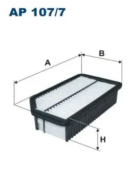 AP1077 Фільтр повітряний FILTRON підбір по vin на Brocar