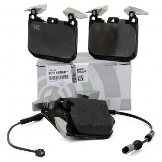 34116878876 Колодки гальмівні (передні) BMW 1 (F20/F21)/2 (F22/F23/F87)/3 (F30/F31/F34/F80)/ BMW підбір по vin на Brocar