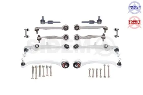 37873 К-кт рычагов и креплений подвески (конус 16mm) A6,VW Passat 0 SIDEM подбор по vin на Brocar