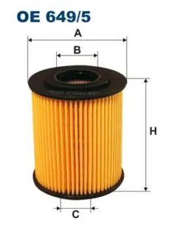 OE6495 Фильтр масляный FILTRON подбор по vin на Brocar