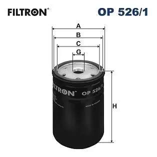 OP5261 Фільтр масляний FILTRON підбір по vin на Brocar