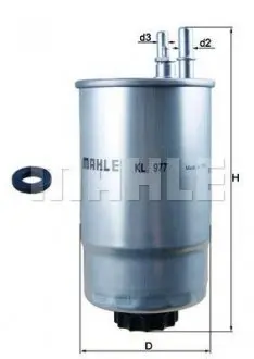 KL977 Топливный фильтр MAHLE / KNECHT подбор по vin на Brocar