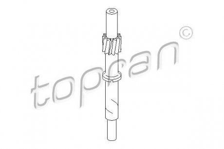 107401 Тросик спидометра TOPRAN подбор по vin на Brocar