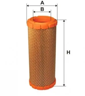 46438E Фільтр повітря WIX FILTERS підбір по vin на Brocar