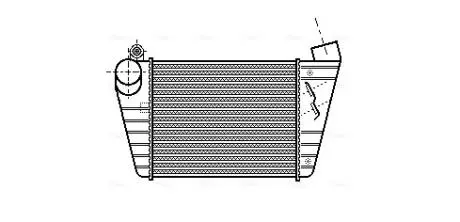 AI4172 Интеркулер AVA COOLING подбор по vin на Brocar