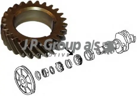 8110452006 Шестерня JP GROUP подбор по vin на Brocar