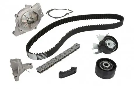 PK08010XT Комплект ГРМ + помпа Fiat Scudo/Citroen Jumpy 2.0HDI/D Multijet 07- (116x25)(+ ланцюг разпредвал) HEPU підбір по vin на Brocar
