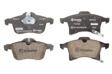 P59045X Гальмівні колодки, тюнінг BREMBO підбір по vin на Brocar