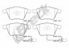 239500055210 Колодки тормозные (передние) Audi A4/A6/A8 02- (с датчиками) (ceramic) High quality BRECK підбір по vin на Brocar