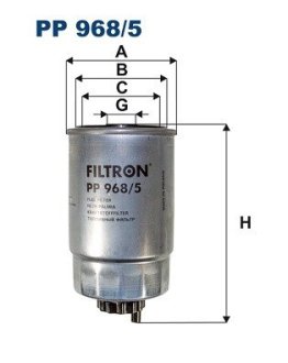 PP9685 Фильтр топлива FILTRON подбор по vin на Brocar