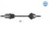 1004980664 Вісь приводу передній ліва 599mm SKODA FAVORIT, FAVORIT FORMAN, FELICIA I, FELICIA II, VW CADDY II 1.3/1.6/1.9D 05.89-04.02 MEYLE підбір по vin на Brocar