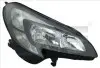 Фара OPEL CORSA E 14-ліва електродвигун з МветрEM JAZDY DZIENNEJ H7/H7/W21/5W CZARNY 20-15018-05-2 2015018052