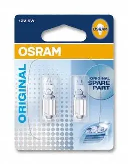 6411102B Автолампа Osram 64111-02B Original H5W BA9s 5 W прозрачная OSRAM подбор по vin на Brocar