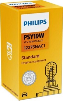 12275NAC1 Автолампа Philips 12275NAC1 Vision PSY19W PG20/2 19 W оранжевая PHILIPS подбор по vin на Brocar