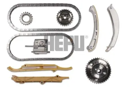 210477 Комплект ГРМ (цепь + элементы) BMW 3 (E36), 5 (E34), 5 (E39), 7 (E38), OPEL OMEGA B 1.7D/2.5D 09.91-05.04 HEPU подбор по vin на Brocar