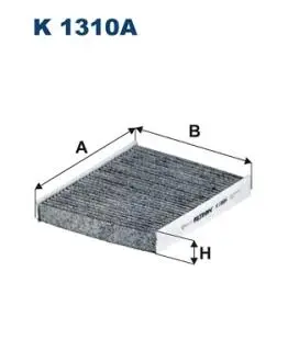 K1310A Фільтр салону FILTRON підбір по vin на Brocar