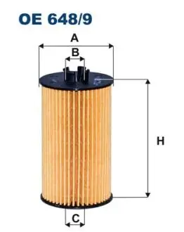 OE6489 Фильтр масляный FILTRON подбор по vin на Brocar