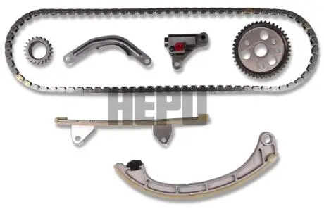 210461 Комплект ГРМ (ролик + ланцюг) DAIHATSU COPEN, EXTOL, MATERIA, SIRION, TERIOS, YRV 1.3 07.00- HEPU підбір по vin на Brocar