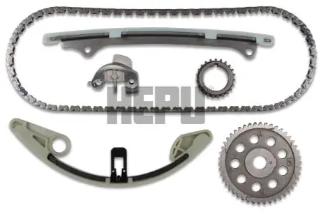 210409 Комплект ГРМ (ролик + цепь) HONDA CITY, CIVIC VII, CIVIC VIII, JAZZ II 1.3/1.3H 03.02- HEPU подбор по vin на Brocar