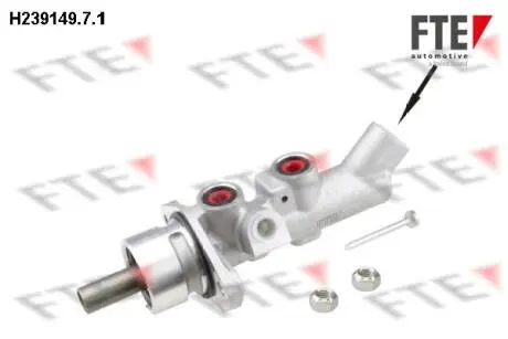 H23914971 Главный тормозной цилиндр (23,81mm) TOYOTA AVENSIS, COROLLA VERSO 1.6-2.4 04.03-03.09 FTE подбор по vin на Brocar