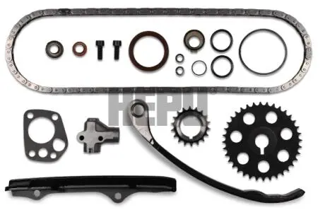 210429 Комплект ГРМ (ролик + цепь) NISSAN PICK UP, PRAIRIE PRO, TERRANO II 2.4 04.92-09.07 HEPU подбор по vin на Brocar
