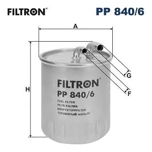 PP8406 Фільтр палива FILTRON підбір по vin на Brocar