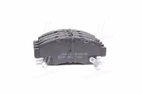 J3604034 Колодки гальмівні дискові передні HONDA CIVIC, JAZZ, LOGO 02- (вир-во Jakoparts) JAKOPARTS підбір по vin на Brocar