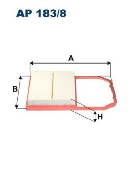 AP1838 Фільтр повітря FILTRON підбір по vin на Brocar