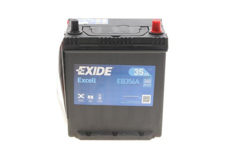 EB356A Стартерна акумуляторна батарея, Стартерна акумуляторна батарея EXIDE підбір по vin на Brocar