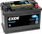 EC652 Аккумуляторная батарея 65Ah/540A (278x175x175/+R/B13) CLASSIC EXIDE підбір по vin на Brocar
