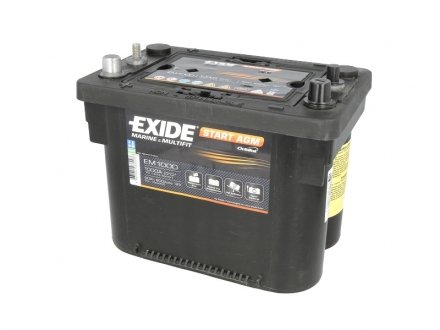 EM1000 Стартерная аккумуляторная батарея, Стартерная аккумуляторная батарея EXIDE подбор по vin на Brocar