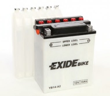YB14A2 Стартерна акумуляторна батарея, Стартерна акумуляторна батарея EXIDE підбір по vin на Brocar