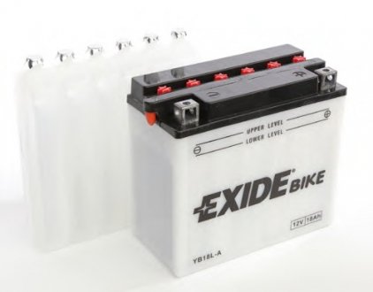 YB18LA Стартерная аккумуляторная батарея, Стартерная аккумуляторная батарея EXIDE підбір по vin на Brocar