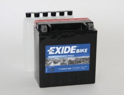 YTX20CHBS Стартерна акумуляторна батарея, Стартерна акумуляторна батарея EXIDE підбір по vin на Brocar