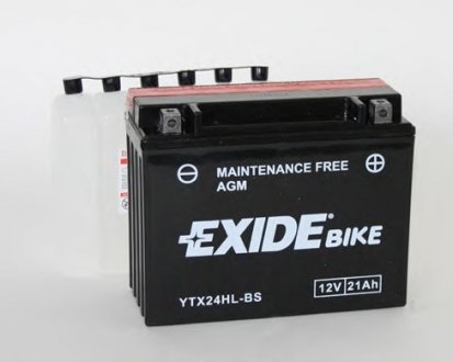 YTX24HLBS Стартерна акумуляторна батарея, Стартерна акумуляторна батарея EXIDE підбір по vin на Brocar