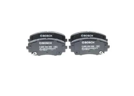 0986494688 Гальмівні колодки передн.Picanto 11- BOSCH підбір по vin на Brocar