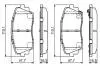 0986494688 Гальмівні колодки передн.Picanto 11- BOSCH підбір по vin на Brocar