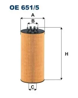 OE6515 Фільтр масла FILTRON підбір по vin на Brocar