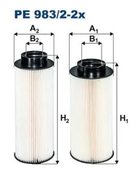 PE98322X Фильтр FILTRON підбір по vin на Brocar