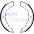LS1881 Комплект тормозных колодок, стояночная тормозная система DELPHI підбір по vin на Brocar