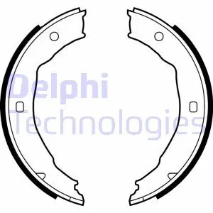 LS1881 Комплект тормозных колодок, стояночная тормозная система DELPHI подбор по vin на Brocar