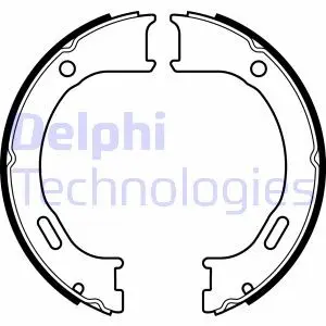 LS2076 Гальмівні колодки, барабанні DELPHI підбір по vin на Brocar