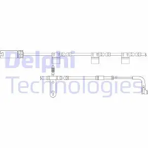 LZ0233 Контрольный контакт, контроль слоя тормозных колодок DELPHI подбор по vin на Brocar