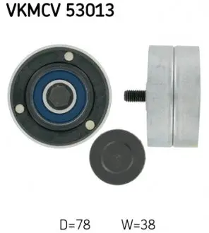 VKMCV53013 Паразитний / ведучий ролик, поліклиновий ремінь SKF підбір по vin на Brocar