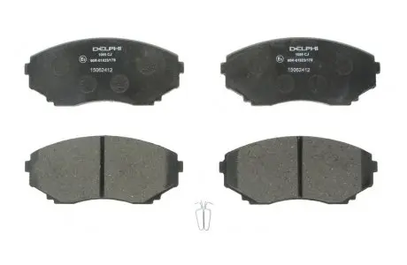 LP1095 Комплект тормозных колодок, дисковый тормоз DELPHI подбор по vin на Brocar