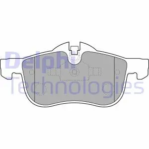 LP1521 Комплект тормозных колодок, дисковый тормоз DELPHI підбір по vin на Brocar