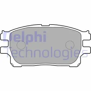 LP1784 Комплект гальмівних колодок, дискове гальмо DELPHI підбір по vin на Brocar