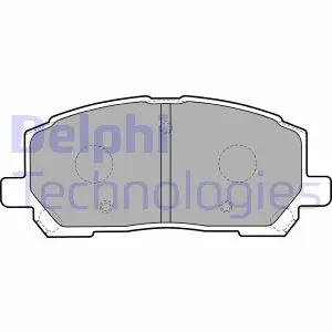 LP1908 Комплект тормозных колодок, дисковый тормоз DELPHI подбор по vin на Brocar